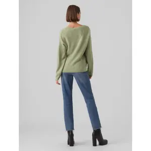 Pullover col v femme Vero Moda Crewlefile image-3