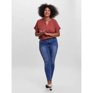 Women's jeans Vero Moda Vmtanya Mr S Piping Vi349 Ga Curve image-3
