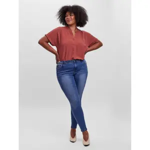 Women's jeans Vero Moda Vmtanya Mr S Piping Vi349 Ga Curve image-2