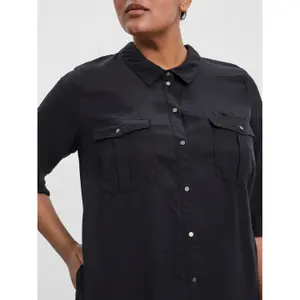 Kleid Frau Vero Moda Vmsilla Mix Ga Curve image-4