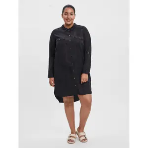 Kleid Frau Vero Moda Vmsilla Mix Ga Curve image-1