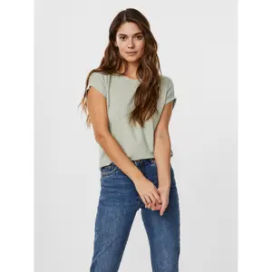 Damen-T-Shirt Vero Moda vmlava plain lurex image-1