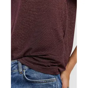Women's T-shirt Vero Moda vmlava plain lurex image-3