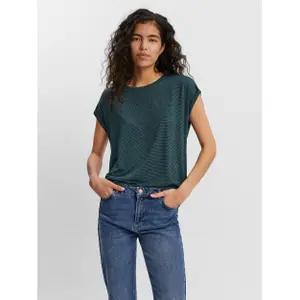 Damen-T-Shirt Vero Moda vmlava plain lurex image-1