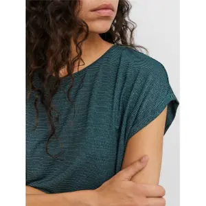 Damen-T-Shirt Vero Moda vmlava plain lurex image-3