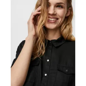 Women's short sleeve shirt Vero Moda vmsilja image-3