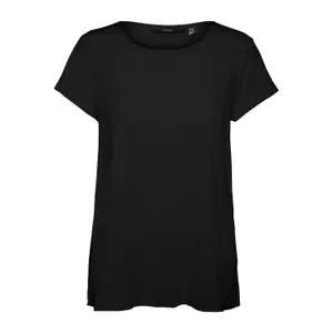 Dames-T-shirt Vero Moda Vmbecca Plain Curve image-0