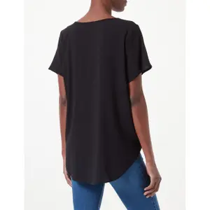 Dames-T-shirt Vero Moda Vmbecca Plain Curve image-3