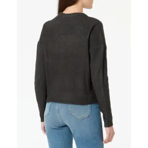Pullover côtelé col o femme Vero Moda Lefile image-3