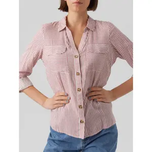 Chemise manches longues femme Vero Moda Bumpy New Wvn image-4