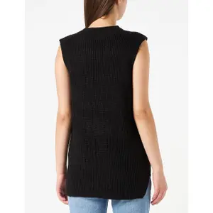 Pullover long sans manches col v femme Vero Moda Lea image-2