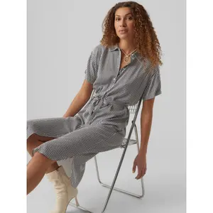 Wadenlanges Hemdkleid Frau Vero Moda Bumpy image-4