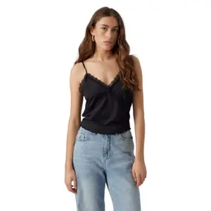 csipkés női crop top Vero Moda Ditte image-1