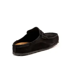 Lederclogs Birkenstock Naples Wrapped Suede