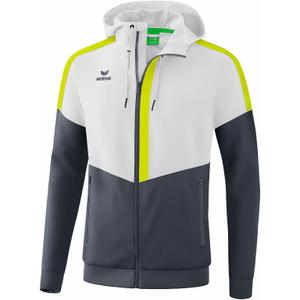 1032010-giacca-con-cappuccio-erima-tracktop-squad-bianco-grigio-scuro-giallo-limone