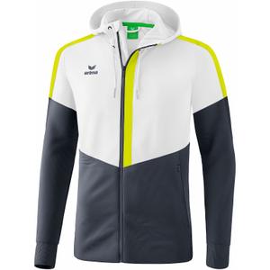 1032054-giacca-con-cappuccio-erima-training-bianco-grigio-scuro-giallo-limone