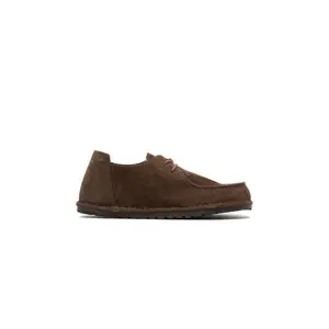 Mokkasiner i læder med snørebånd Birkenstock Utti Suede