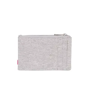 Card holder Herschel oscar rfid light grey crosshatch image-2