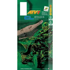 Μπλοκ φρένου από σιλικόνη CL Brakes 1235ATV1 image-1