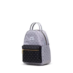 Backpack Herschel nova mini polka dot crosshatch grey/black image-2