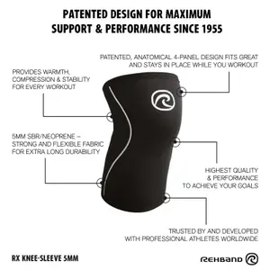 Rodillera Rehband Rx line steel 5MM image-3