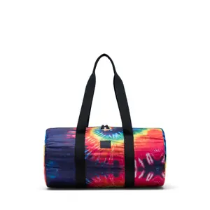 Travel bag Herschel packable duffle rainbow tie dye image-0