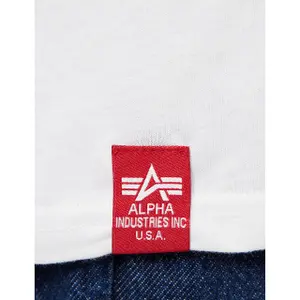 T-shirt Alpha Industries Basic ML Foil Print image-4