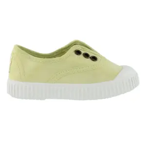 Washed canvas sneakers without laces girl Victoria 1915 Anglaise image-0