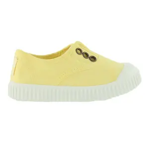 Washed canvas sneakers without laces girl Victoria 1915 Anglaise image-0