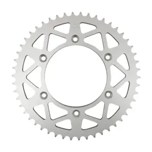 Rear steel motorcycle sprocket Afam 520 51 dents image-0