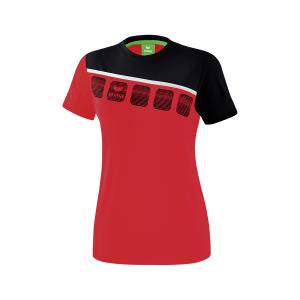 1081912-t-shirt-femme-erima-5-c-rouge-noir-blanc