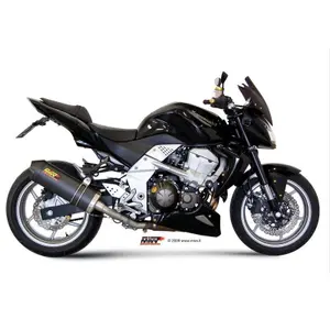 motoruitlaat Mivv Oval Carbon Cap carbone Kawasaki Z750 image-2