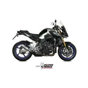 escape de moto Mivv MK3 inox - Yamaha MT-10 image-1