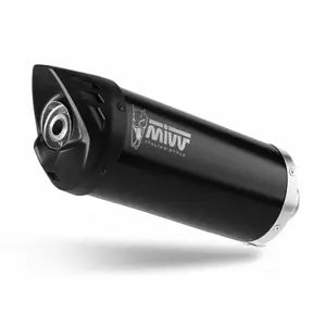 motoruitlaat Mivv Mover inox noir/casquette ABS noir Yamaha T-Max 300