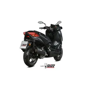 motoruitlaat Mivv Mover inox noir/casquette ABS noir Yamaha T-Max 300 image-1