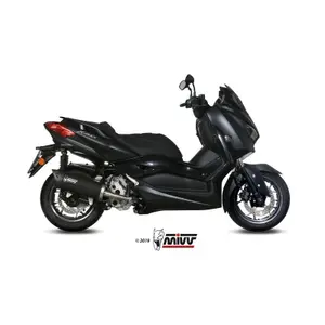 motoruitlaat Mivv Mover inox noir/casquette ABS noir Yamaha T-Max 300 image-2