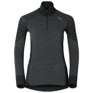 Maillot mujer 1/2 cremallera L/S Odlo haut col roule Natural+X-Warm image-0