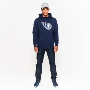Mikina s kapucí New Era avec logo de l'équipe Tennesse Titans image-1