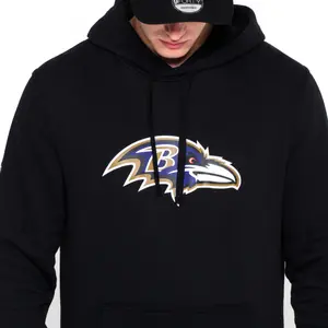 Sweat   capuche New Era  avec logo de l'équipe Baltimore Ravens image-3