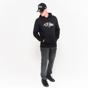 Sweat   capuche New Era  avec logo de l'équipe Baltimore Ravens image-1