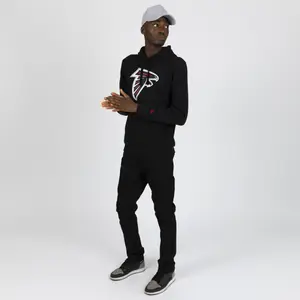 Sweat à capuche New Era avec logo de l'équipe Atlanta Falcons image-1