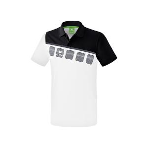 1111903-polo-shirt-erima-5-c-weiss-schwarz-grau