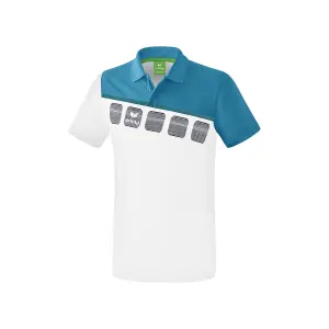 1111909-polo-shirt-erima-5-c-weiss-blau-hellblau