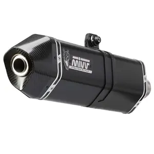 escape de moto Mivv Speed Edge Slip-On acier inoxydable noir - Aprilia Tuareg 660