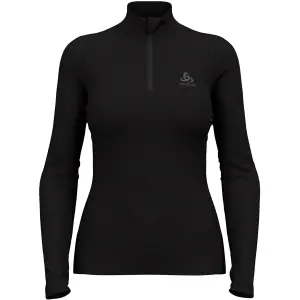 Roupa interior de lã com meio fecho de correr para mulher Odlo Merino 200 image-0