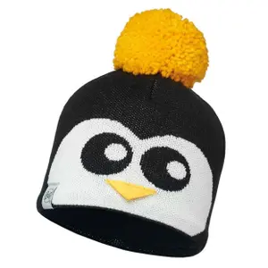 Gebreide kindermuts en fleece Buff Penguin image-0