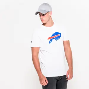 Camiseta New Era blanco logo Buffalo Bills image-1