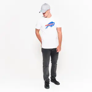 Camiseta New Era blanco logo Buffalo Bills image-0