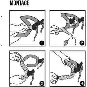 Ruban de cintre Bike Ribbon Cork Gel image-1