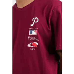 T-shirt New Era Phillie Mlb Logo Tower Car image-3